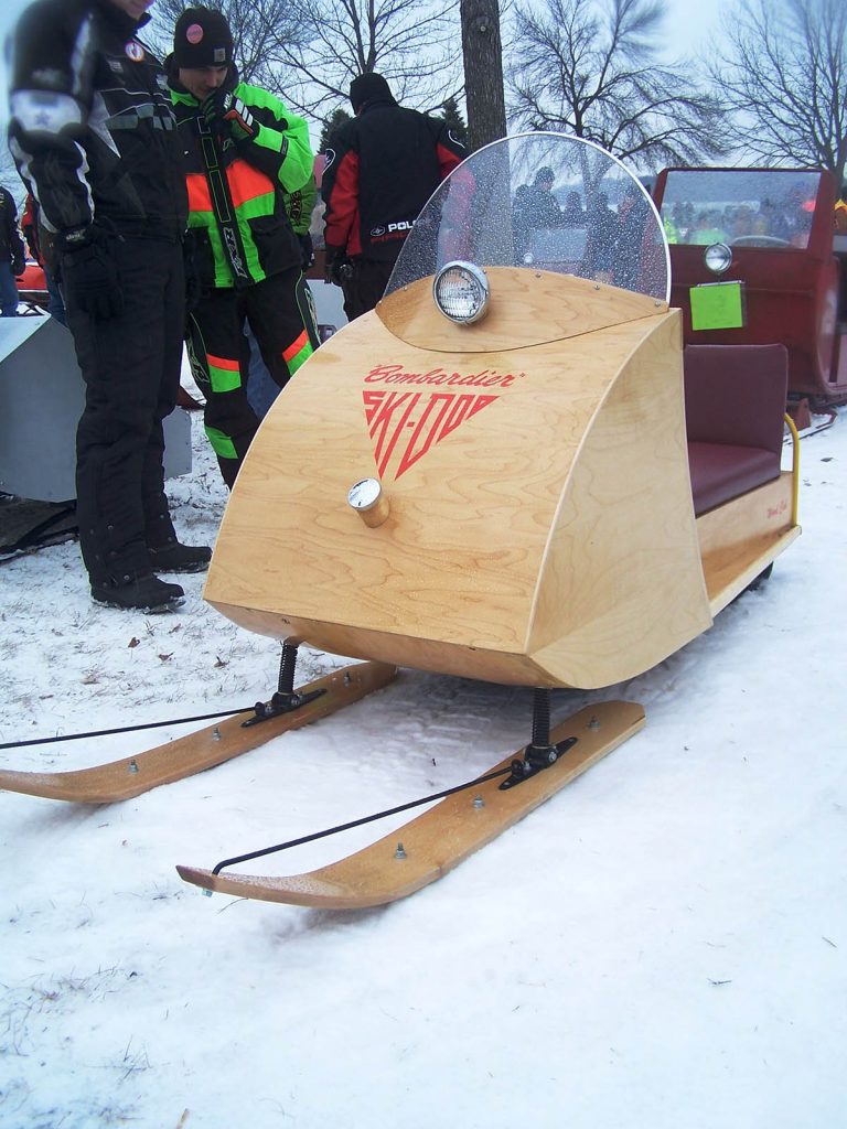Wooden Ski Ski-Doo